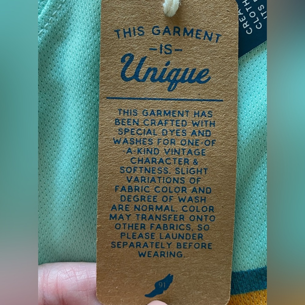Be Hippy Mint Green 'T-Shirt large NWT - Picture 11 of 13